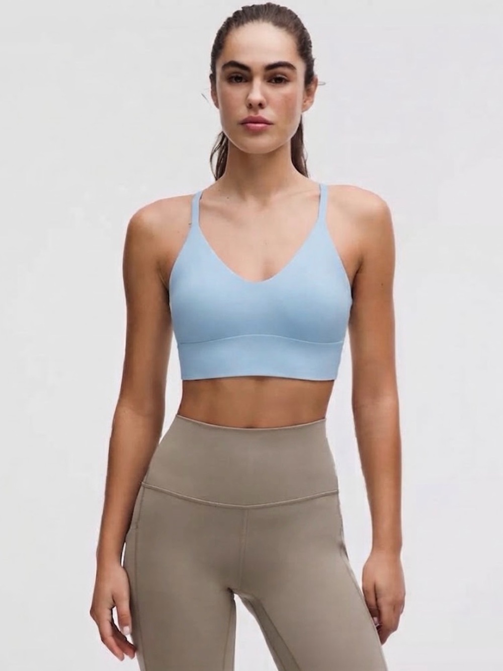 Lululemon Focuser Bra Sinatra Blue small